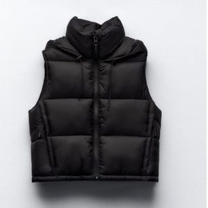 Zara Hooded Puffer Vest